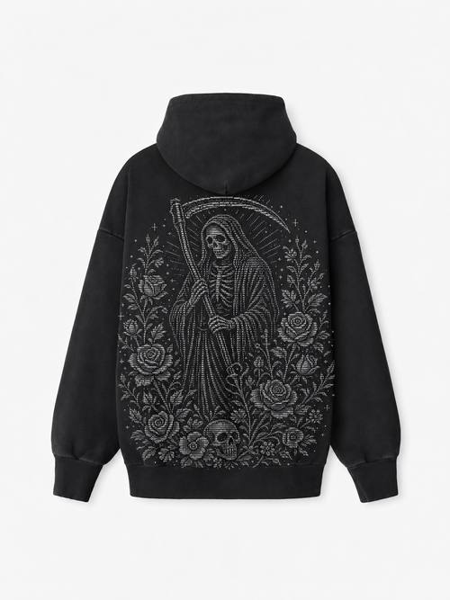 Hoodie ASCII heavy canvas